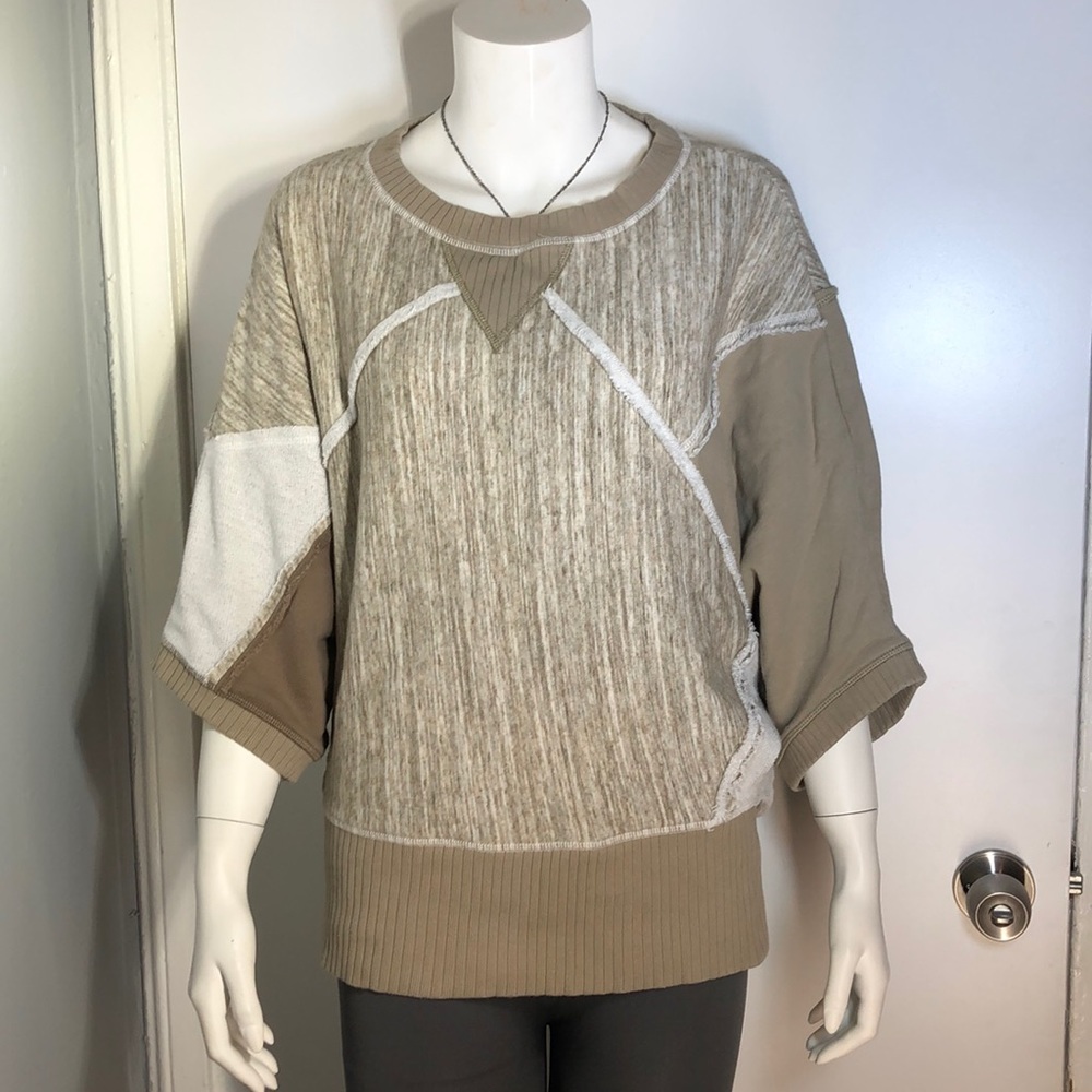Women’s Grey State 3/4 Sleeve sweater Sz S